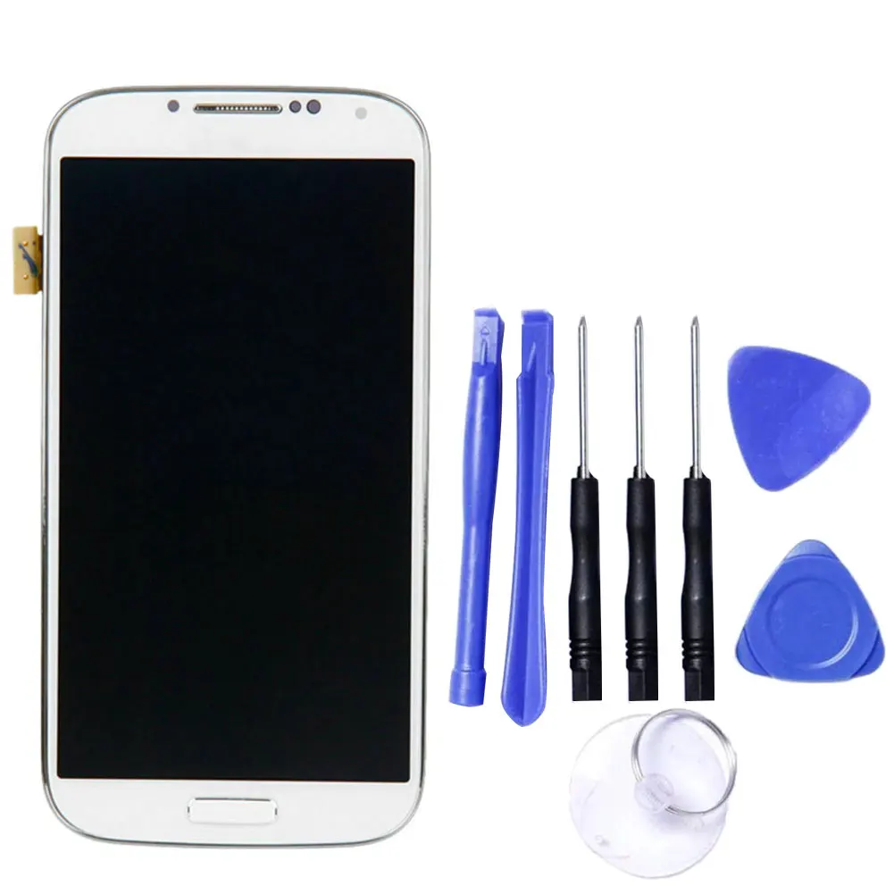 Рамка сенсорного ЖК-экрана в сборе для Samsung Galaxy S4 M919 i9500 i9505 | Мобильные телефоны и