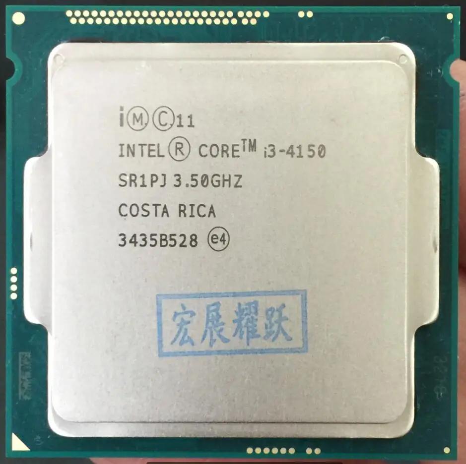 Процессор Intel Core PC I3 4150 I3-4150 cpu LGA1150 22 нанометра двухъядерный процессор рабочий процессор