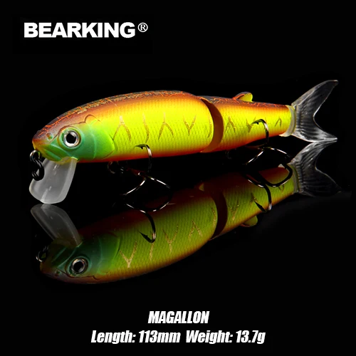 Magallon-B BEARKING Magallon Family 113 мм 16 г, 113 мм 13,7 г, 88 мм 7,2 г профессиональные рыболовные приманки гольян Кривошип горячая модель приманки - Цвет: Magallon-B