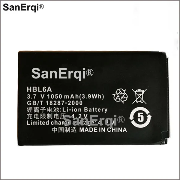 

10pcs HBL6A 1050mAh for HuaWei C2600 C2800 C2808 C2900 C7100 C5100 High efficiency Li-ion Phone Batteries wholesale HBL6A