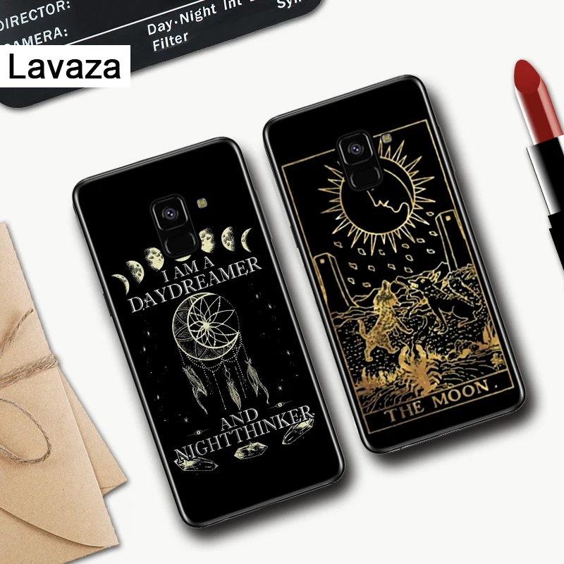 Lavaza Augur Луна Таро Божественная силиконовый чехол для samsung A3 A5 A6 плюс A7 A8 A9 A10 A30 A40 A50 A70 J6 A10S A30S A50S