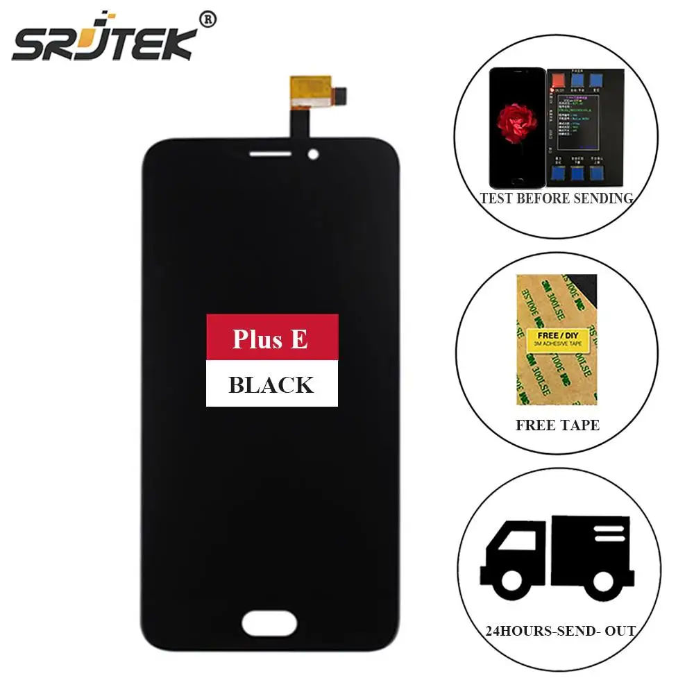 

Srjtek For Umi Plus E LCD Display + Touch Screen Digitizer Full Assembly 5.5'' 100% Tested 1920x1080 For Umi Plus E Free Tape