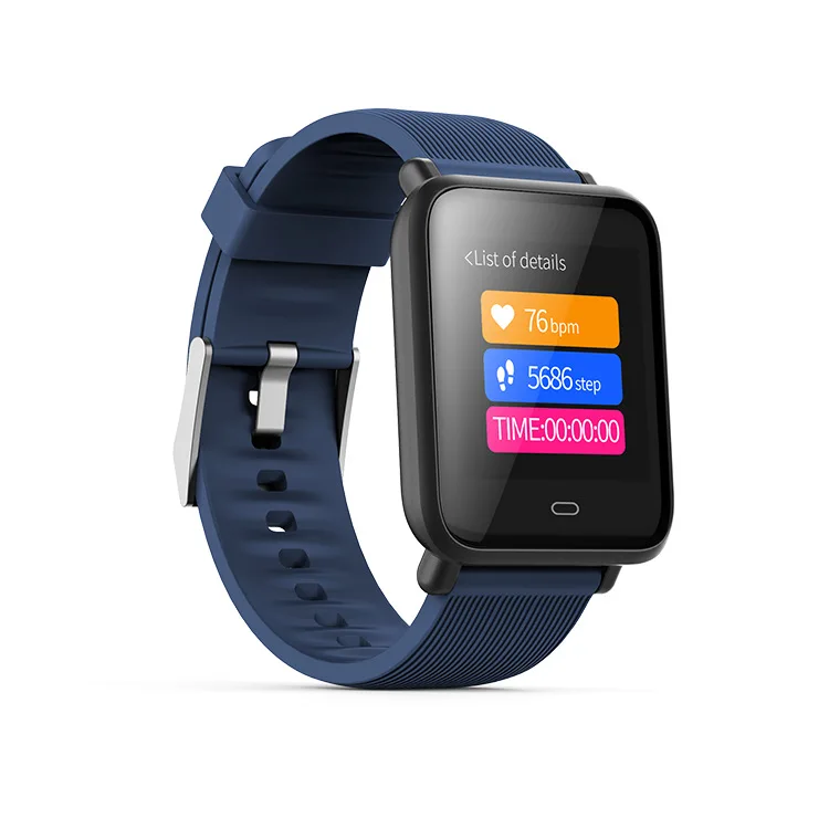 Q9 Смарт-часы крови Давление Heart Rate Monitor Спортивные Фитнес Trakcer часы Для мужчин