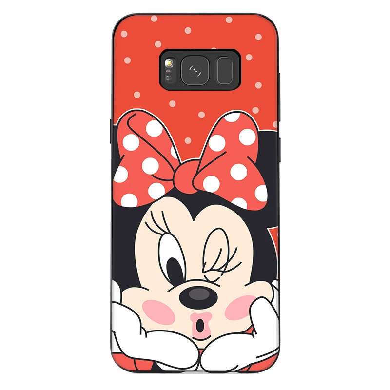 Чехол для телефона из мягкого ТПУ Samsung M10 M20 M30 M40 S6 S7 Edge S8 S9 S10 S10E Plus Note 8 9 10 чехол мыши