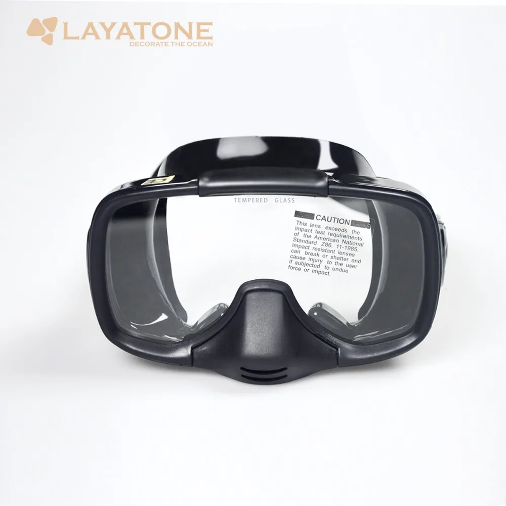 LayaTone маска для дайвинга Подводная Рыбалка очки для подводного плавания полноразмерная маска для дайвинга с одним видением маска для подводного плавания маска для дайвинга для взрослых