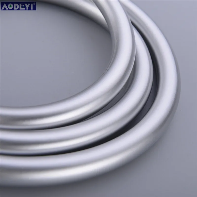1 5m pvc flexible shower hose 360 degree winding preventing explosion proof pipes bathroom shower set accessories silver black free global shipping