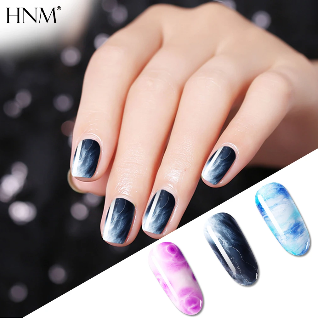 HNM Цветущий Гель-лак для ногтей Soak Off Blossom Draw Painting UV Гель-лак для нейл-арта