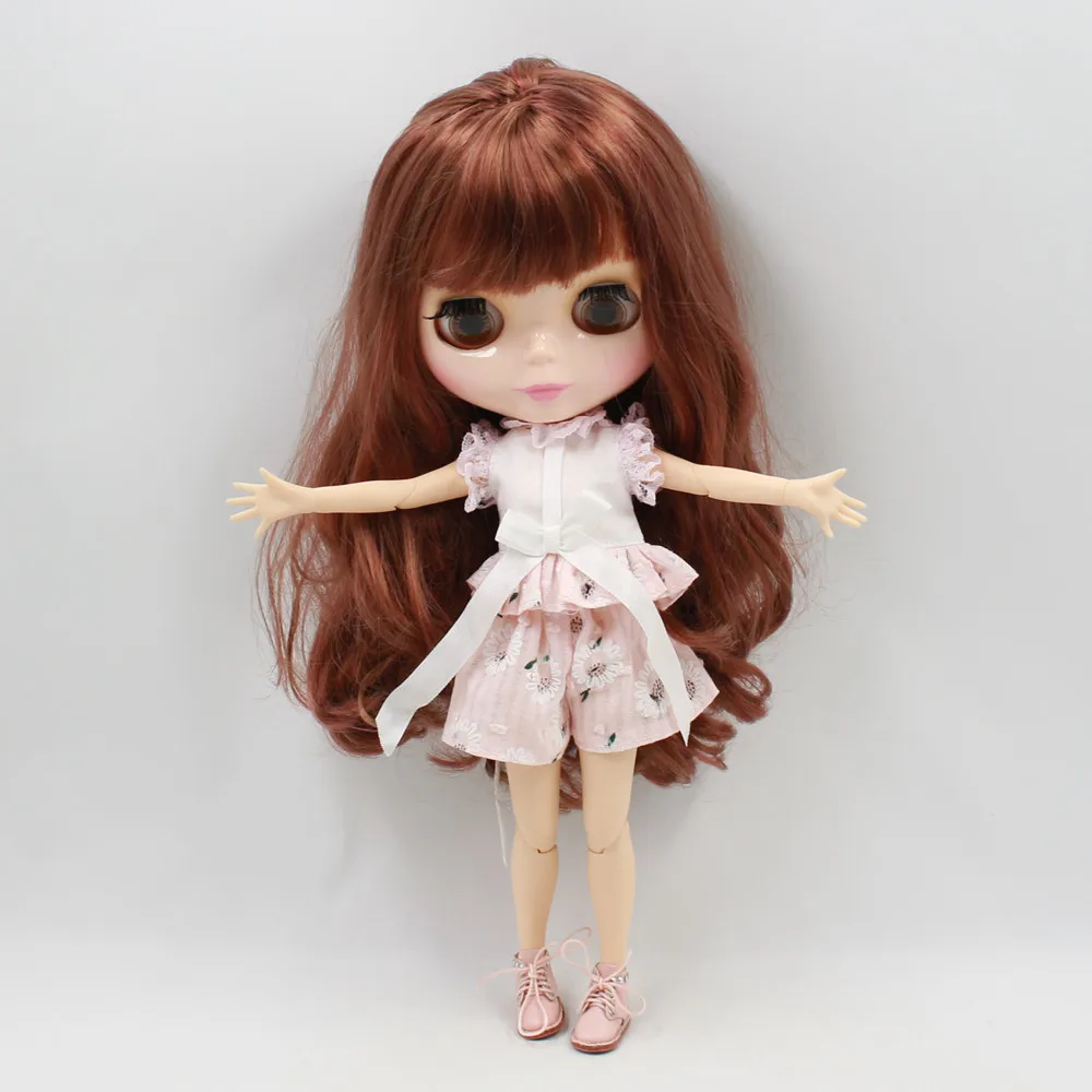 Blyth ICY Licca Body 1/6 кукла аксессуары наряд кружевная рубашка розовые штаны BJD игрушка подарок