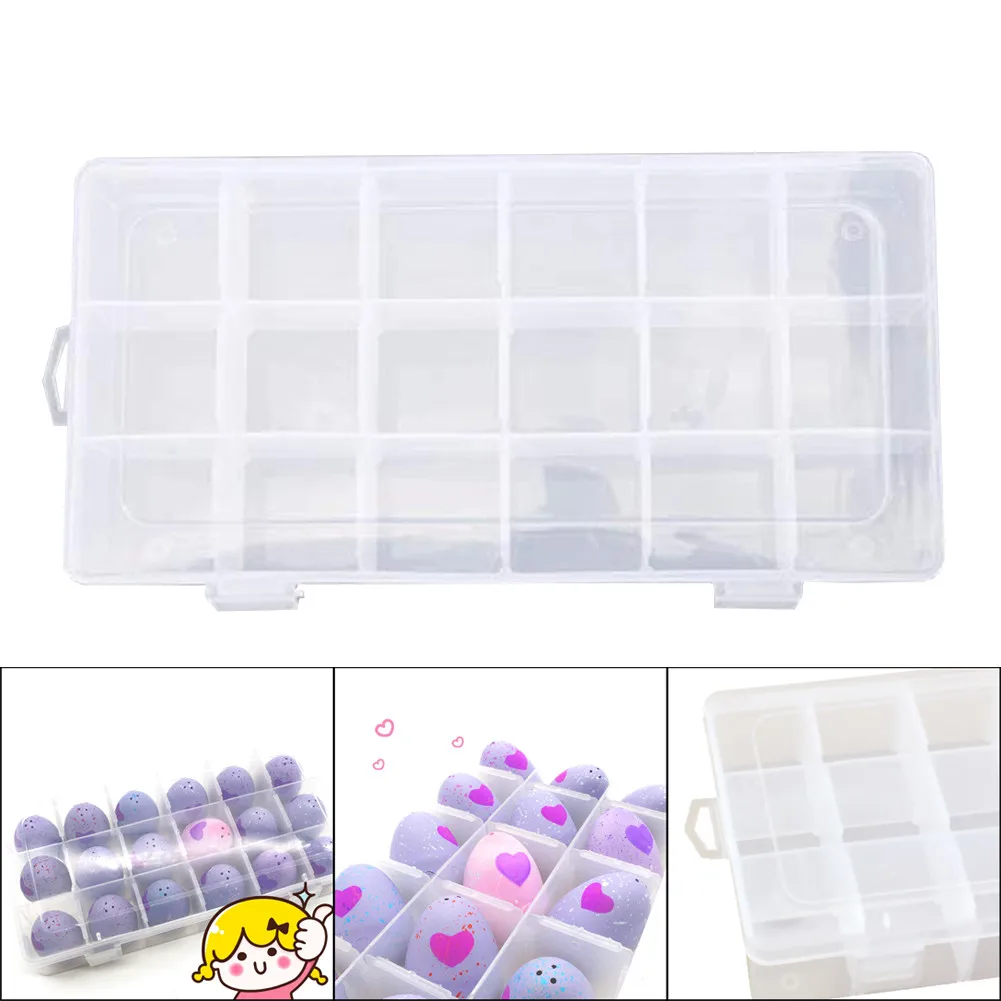 Лучший органайзер для хранения коробка переноски 18 решеток чехол держатель