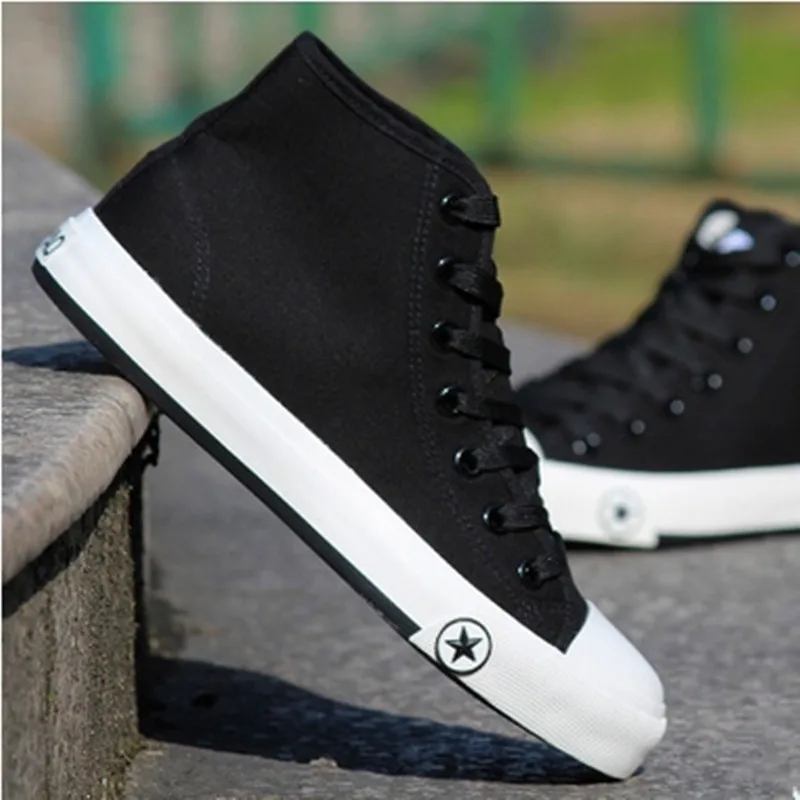 2016 Новая мода и красивый мужской Повседневная обувь с шнуровке Хлопка мягкий