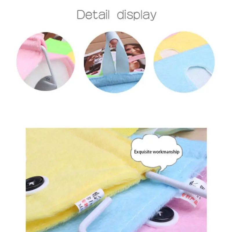 Милый креативный мультяшный плюшевый держатель для салфеток с большими глазами