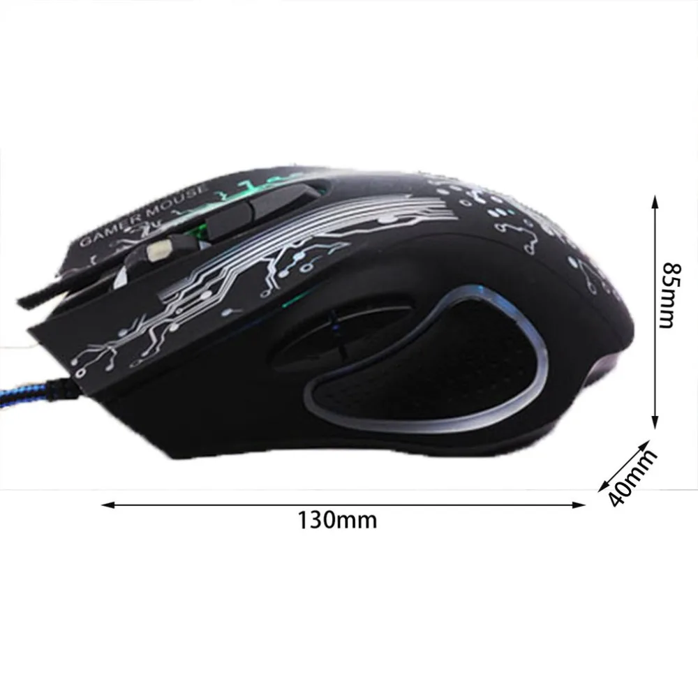 Mice gamer Mouse wired gaming mouse game USB Receiver 2.4GHz Optical For PC Laptop dropshipping | Компьютеры и офис