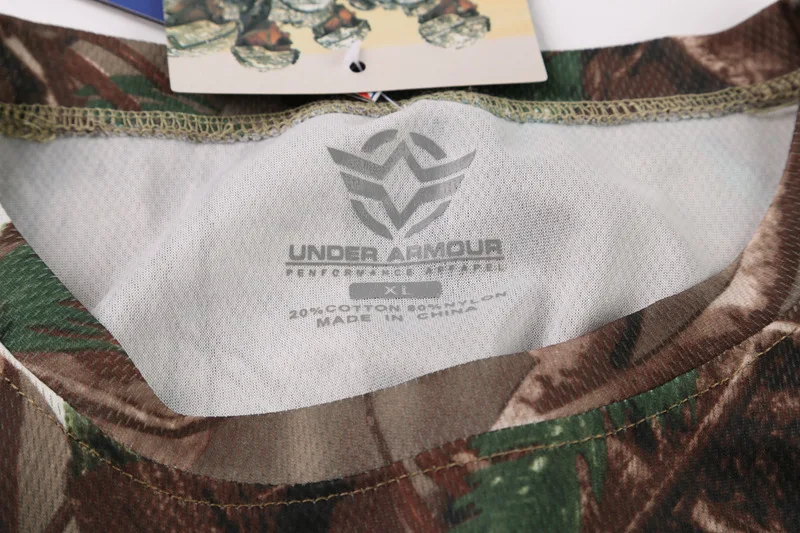 Summer Mens Outdoor Sports Training Quick Dry T-shirt Climbing Hiking Camping Climbing Camo Breathable Military Tactical T Shirt