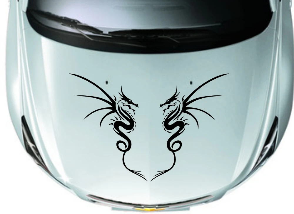 Автомобильные наклейки этнический дракон пламя полоса 17 5 ''x 24'' грузовик