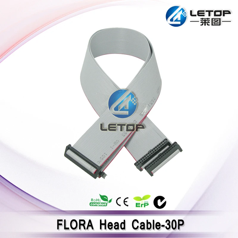 Флора LJ320K LJ3208K Konica KM512 Главный кабель принтера 30p печатающая головка серый |