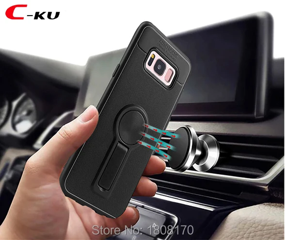 Автомобильный Магнитный чехол-подставка C-Ku для Samsung Galaxy S9 S8 Plus J310 J510 J710 J5 J7 J2 J3 Prime
