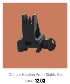 Ohhunt Охота AR 15 M16 передний задний прицел набор быстрого перехода полимер флип-вверх прицелы с Пикатинни рельс для 1913 поручней