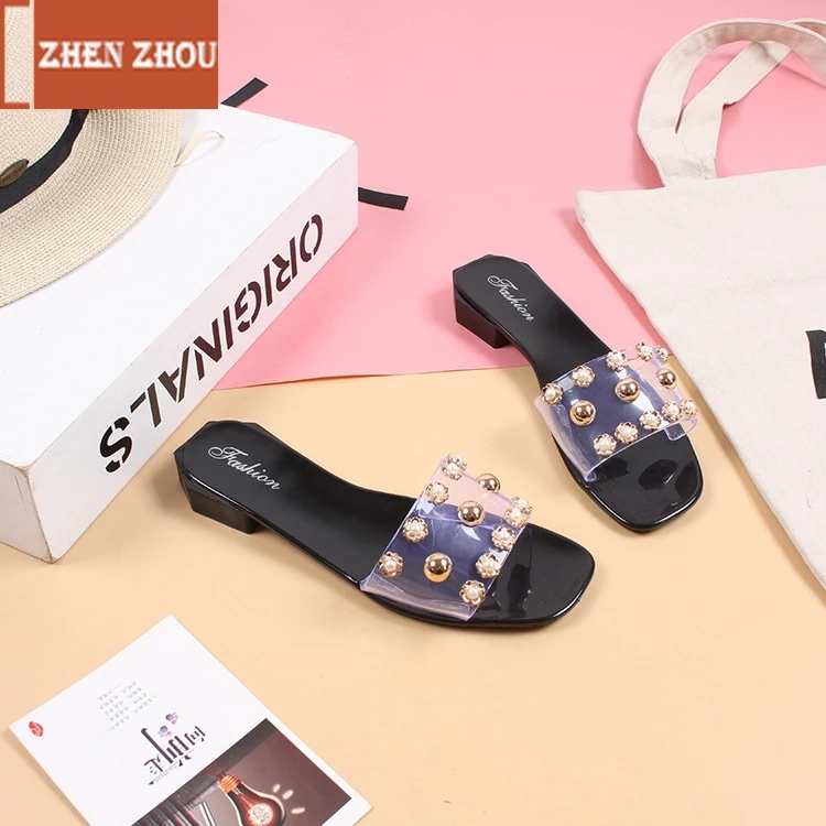 Женские сандалии и шлепанцы на плоской подошве в Корейском стиле удобные пляжные