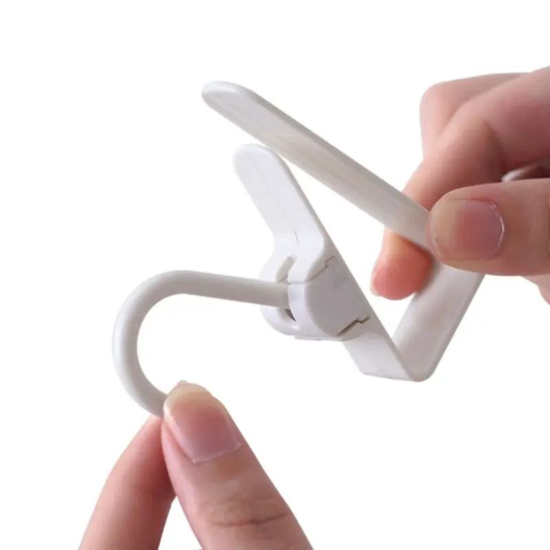 2x Over Door Hooks Rotatable Hanging Holder Storage Hook Organizer Bathroom Kitchen Cabinet Cloth Towel Bag Hanger Space Saving