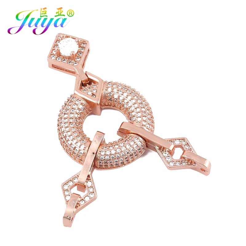 Комплектующие для ювелирных изделий Juya сделай сам с застежкой-коннектором