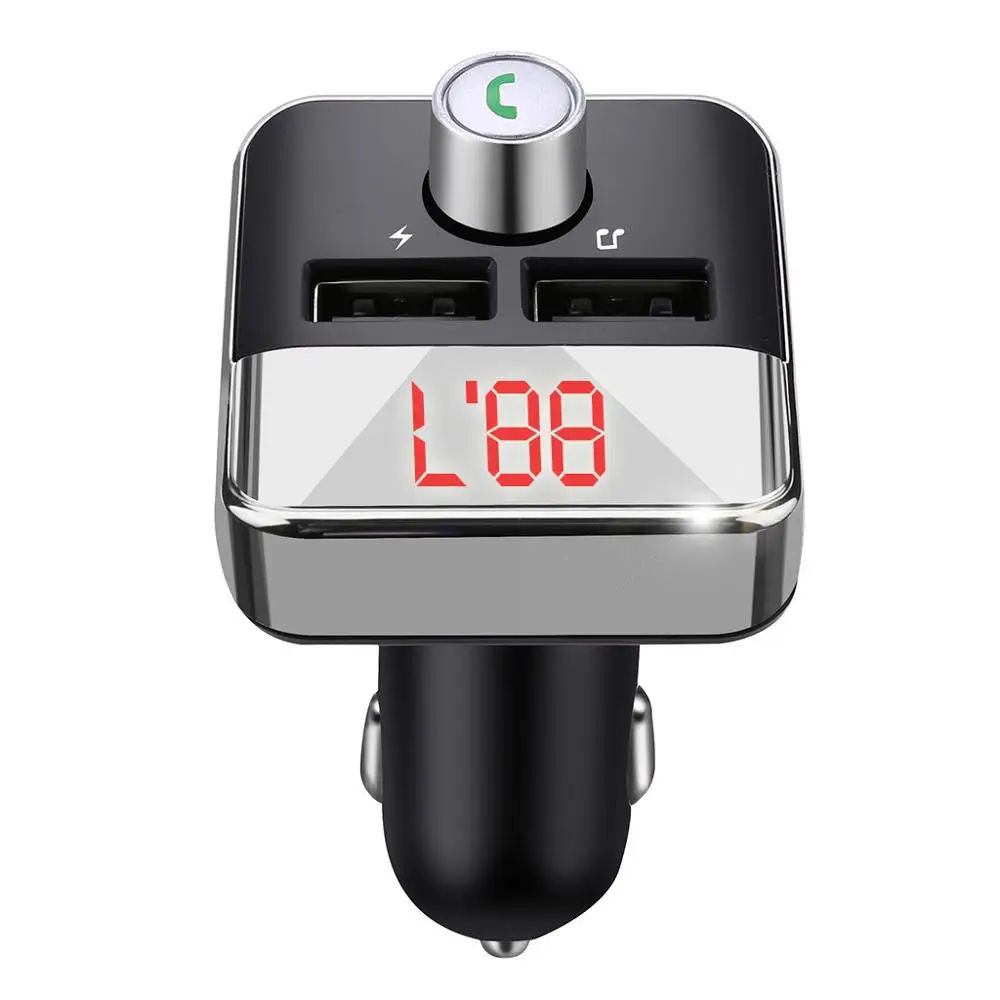 Bluetooth автомобильный fm передатчик беспроводной радиоадаптер USB зарядное