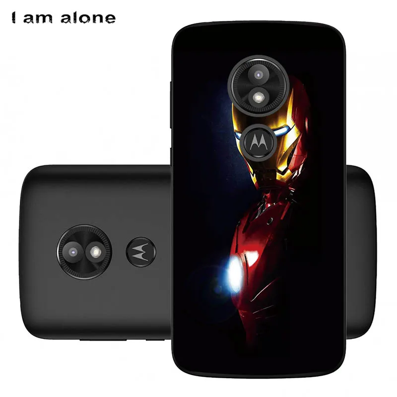 Чехлы для телефонов I am alone для Motorola Moto E5 E5 Plus E5 Play, мягкий ТПУ чехол для мобильного телефона, милые сумки для Moto E5