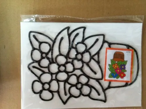 

window art, tempera painting toy,11*19cm, DIY color drawing, wholesale