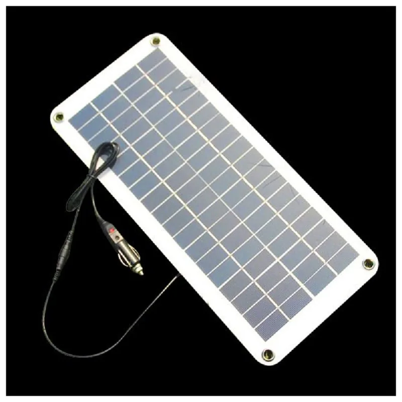 Панели солнечные полу гибкие 18V 5V 10 5 W Портативный Зарядное устройство для автомобиля 12V лодочный мотор