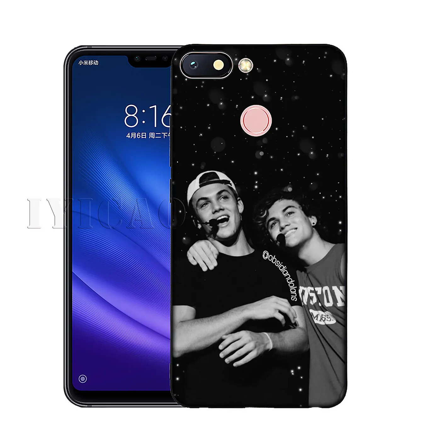 IYICAO dolan twins Coque Soft Silicone Phone Case for Xiaomi Redmi K30 K20 8A 7A 6A 5A S2 GO Note 8 8T 7 5 6 Pro Black Cover |