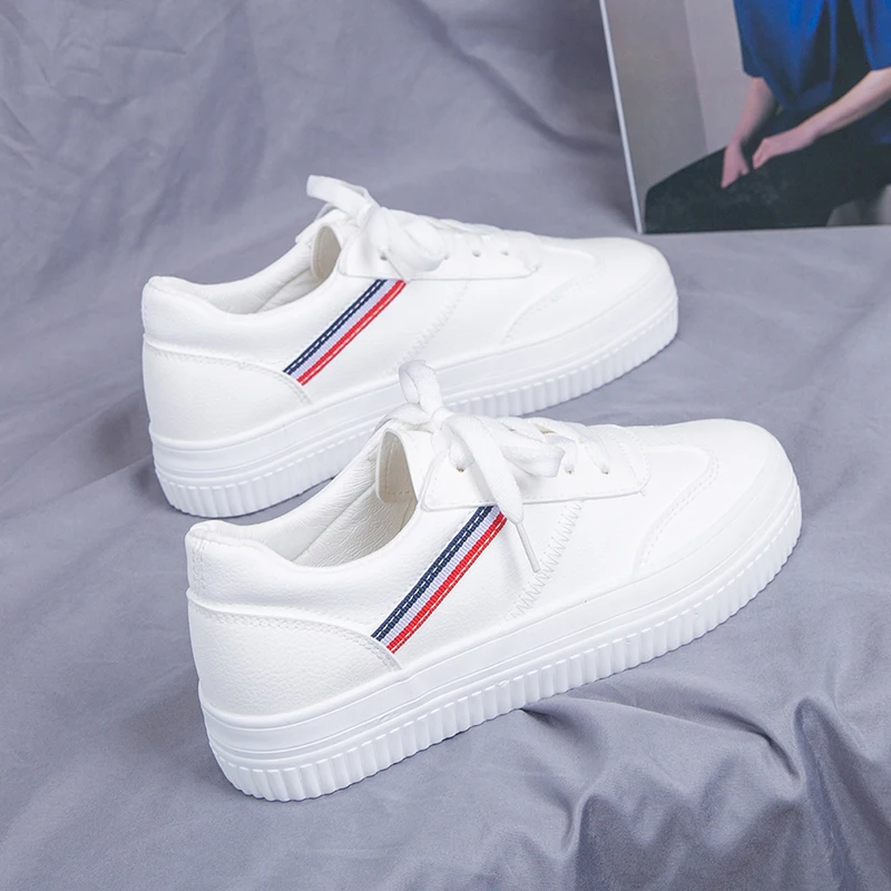 Women shoes fashion spring flats lace up ladies woman sneakers tenis feminino casual | Обувь