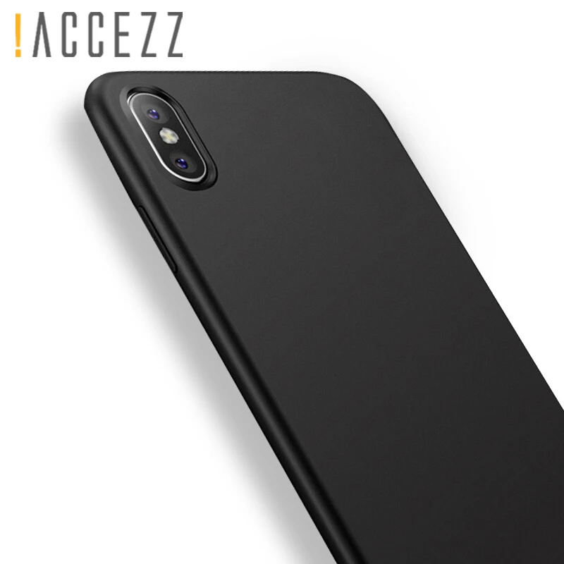 ! ACCEZZ ТПУ Мягкий матовый чехол для телефона Apple iphone XS MAX XR X 8 7 6 6S Plus Роскошный