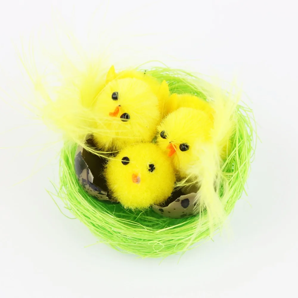 Новое поступление 2017 бесплатная доставка 6 шт./упак. пушистые желтые маленькие
