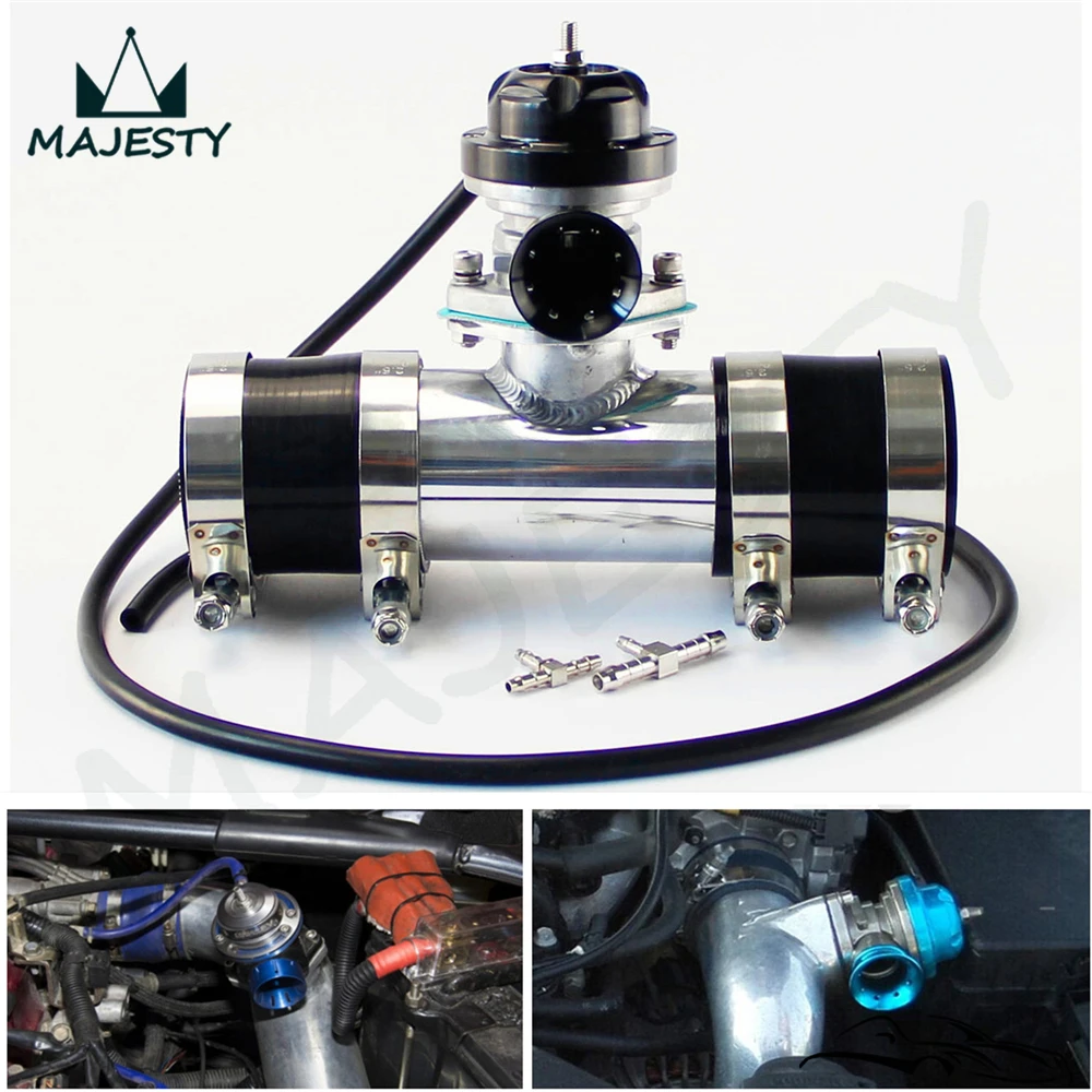 Универсальный фланцевый шланг 30psi TS BOV turbo + 3 дюйма 76*150 мм 2 черных силиконовых