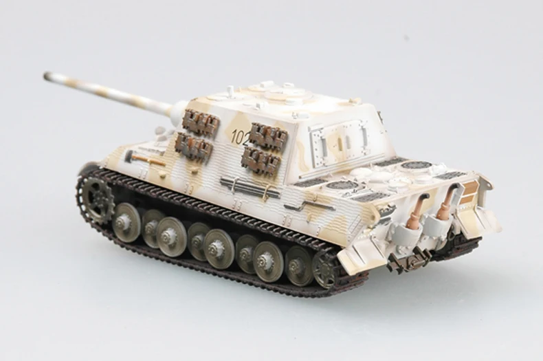 Магическая мощность масштаб 1:72 модель танка Geman Jagd Tiger 102 готовый цветной танк