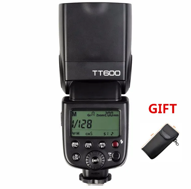 Беспроводная вспышка Godox TT600 2 4G GN60 Master/Slave для камеры Canon Nikon Pentax Olympus