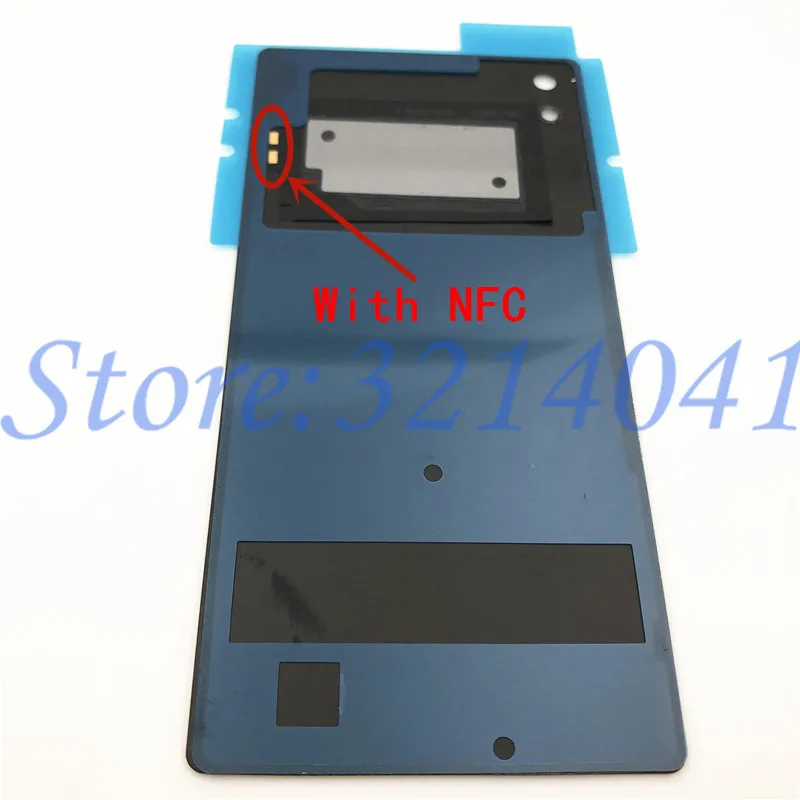5,2 дюймов Задняя стеклянная крышка батареи для sony Xperia Z4 Z3+ Z3 Plus E6553 Задняя крышка батареи чехол Корпус с NFC