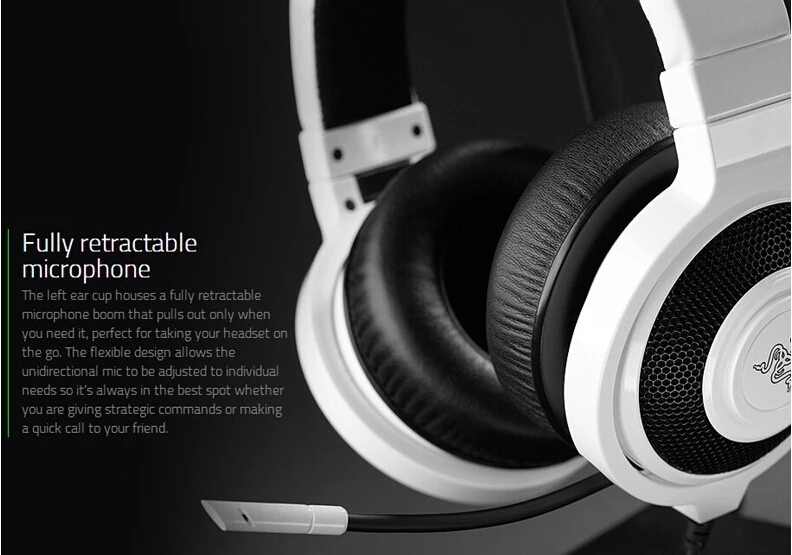 100 Original brand in retail box Razer Kraken Pro Profession Version Gaming Headset game and Music Headphone with microphone AliExpress