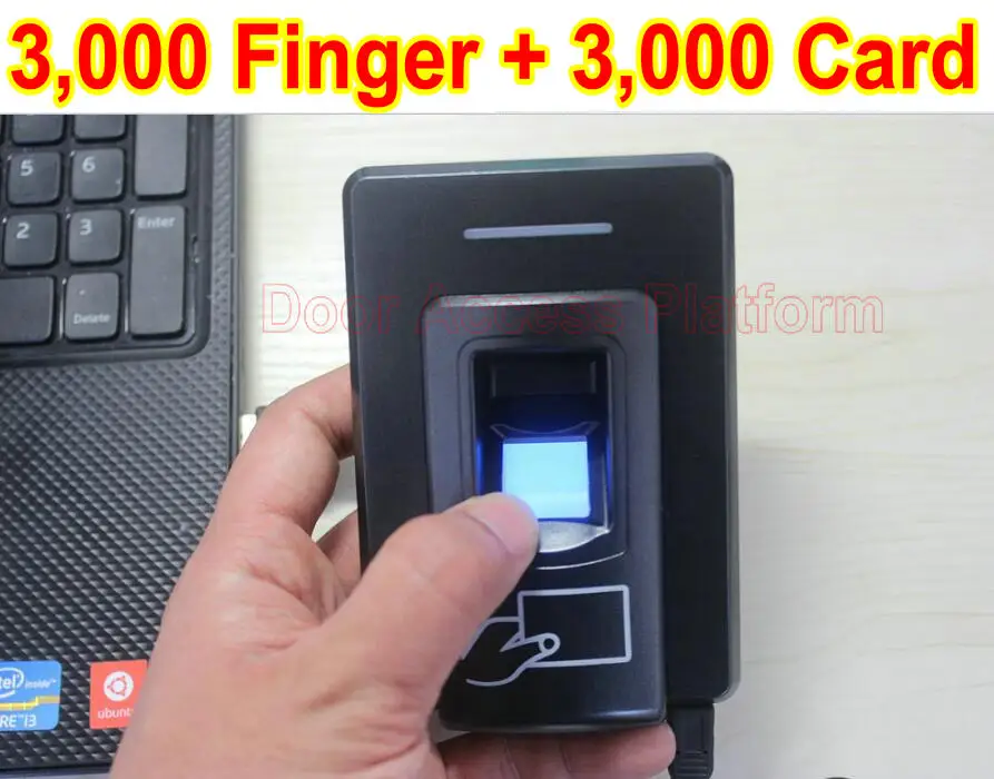 Металлический палец + RFID считыватель ID карт 2 двери веб IP контроль доступа плата
