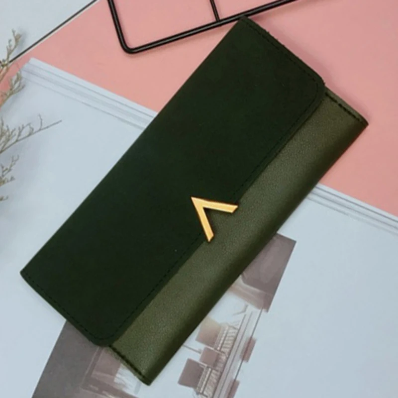Женский Длинный кошелек 2019 новинка на застежке деньги сумочки клатч для женщин v