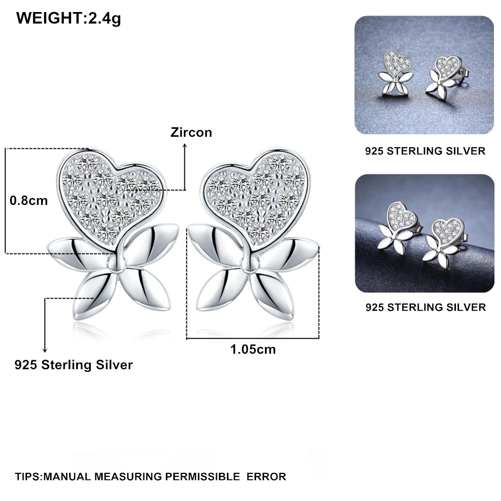 Женские серьги гвоздики из серебра 2 4 пробы с натуральным