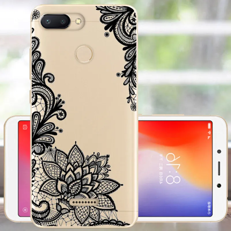 Защитный чехол FANATU для Xiaomi Redmi 6, мягкий силиконовый чехол с милым принтом, бампер для Redmi 6, чехол 5,45, чехол для Xiomi Redmi 6, чехол для телефона - Цвет: HLS
