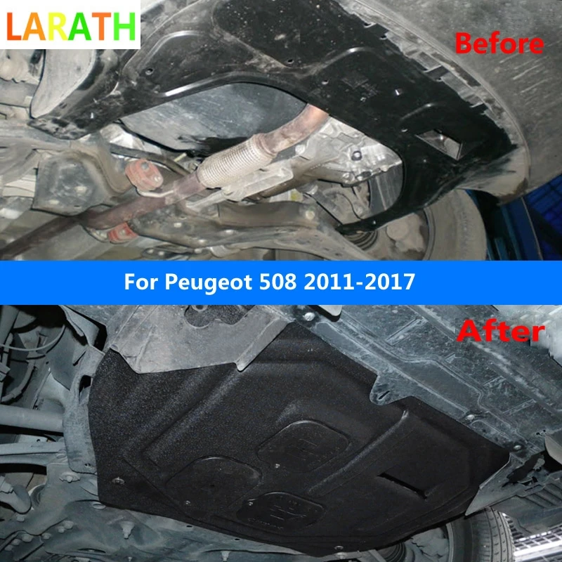 Стайлинг автомобиля для Peugeot 508 2011 2017 пластиковая защита двигателя
