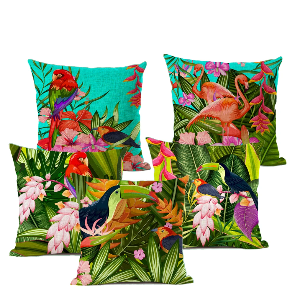 Животное фламинго дизайн Чехол для подушки дивана Главная Wall Art Украшение дома