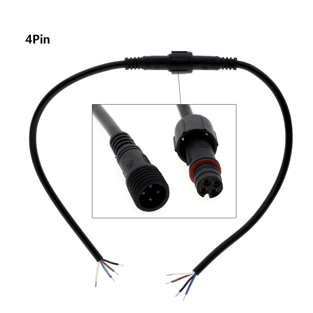 Водонепроницаемые светодиодные Проводные разъемы 2Pin 3Pin 4Pin 5Pin 5компл./лот|led wire