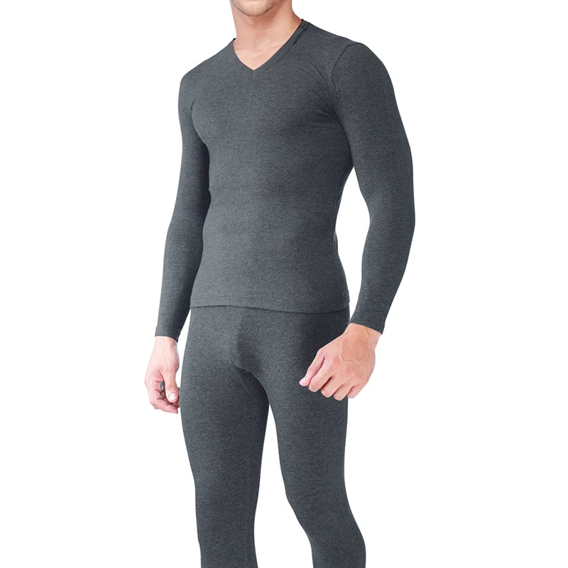 KalvonFu мужские зимние длинные кальсоны Толстые сексуальные комплекты термобелья