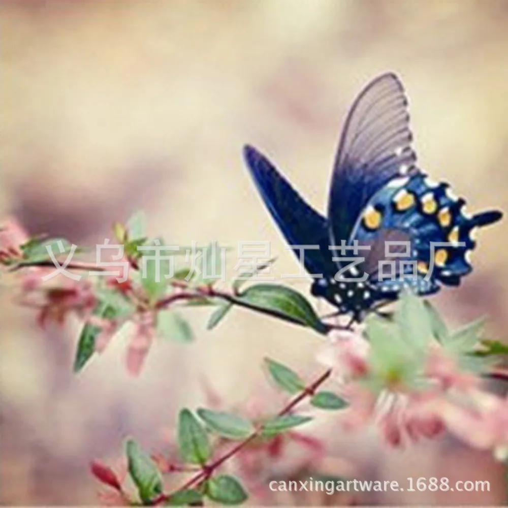 DIY 5D полный Алмазная мозаика Бабочка Круглый Rhinestone Вышивка с кристаллами Наборы