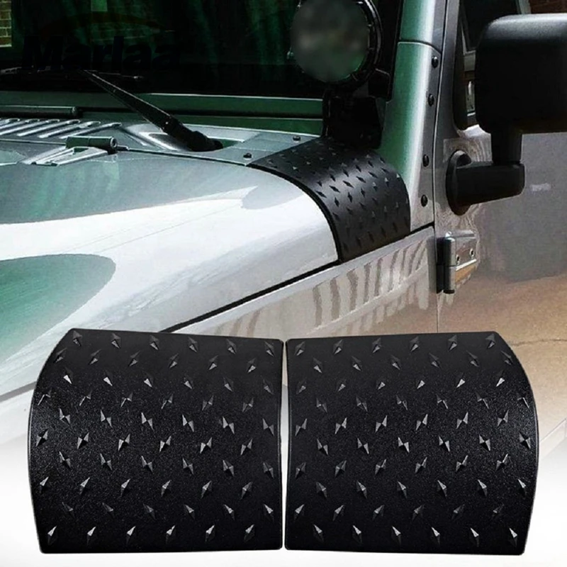 Черный корпус капота армированный наружный чехол для Jeep Wrangler JK JKU Unlimited Rubicon Sahara X
