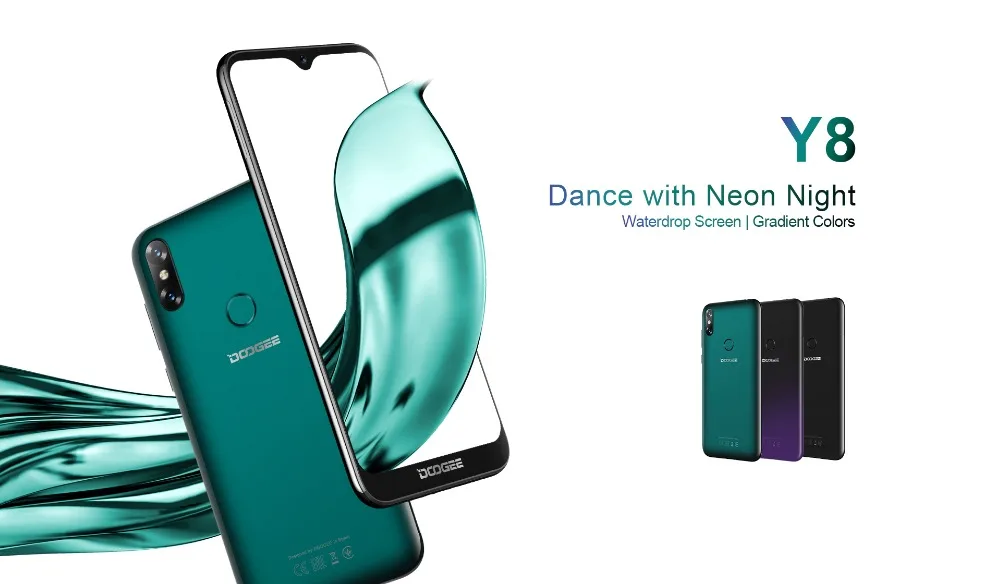 Оригинал DOOGEE Y8 Android 9 0 6 1 &quotHD ips 19:9 MT6739 4 ядра 3 GB Оперативная память 16 Гб Встроенная