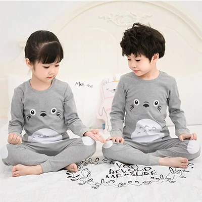 XB-13 Winter Kids Boys Sleepwear Baby Girl Clothes Children Cartoon Pajamas For Boy Pyjamas Kids Nightwear Teenage Home Clothing Sets - Цвет: XB-13