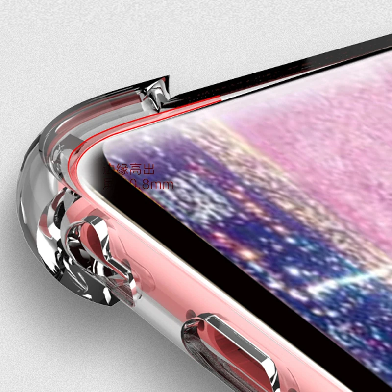 Роскошный прозрачный мягкий чехол YueTuo из ТПУ для телефона etui coque case cover samsung galaxy s9 s